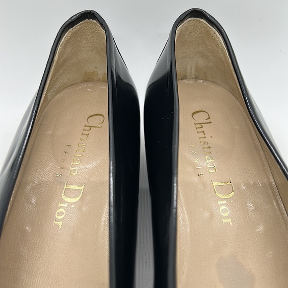 Christian Dior Authentic Black Leather Buckle Loafer Dress Shoes **Sz 36/Sz 6** - Picture 4 of 10